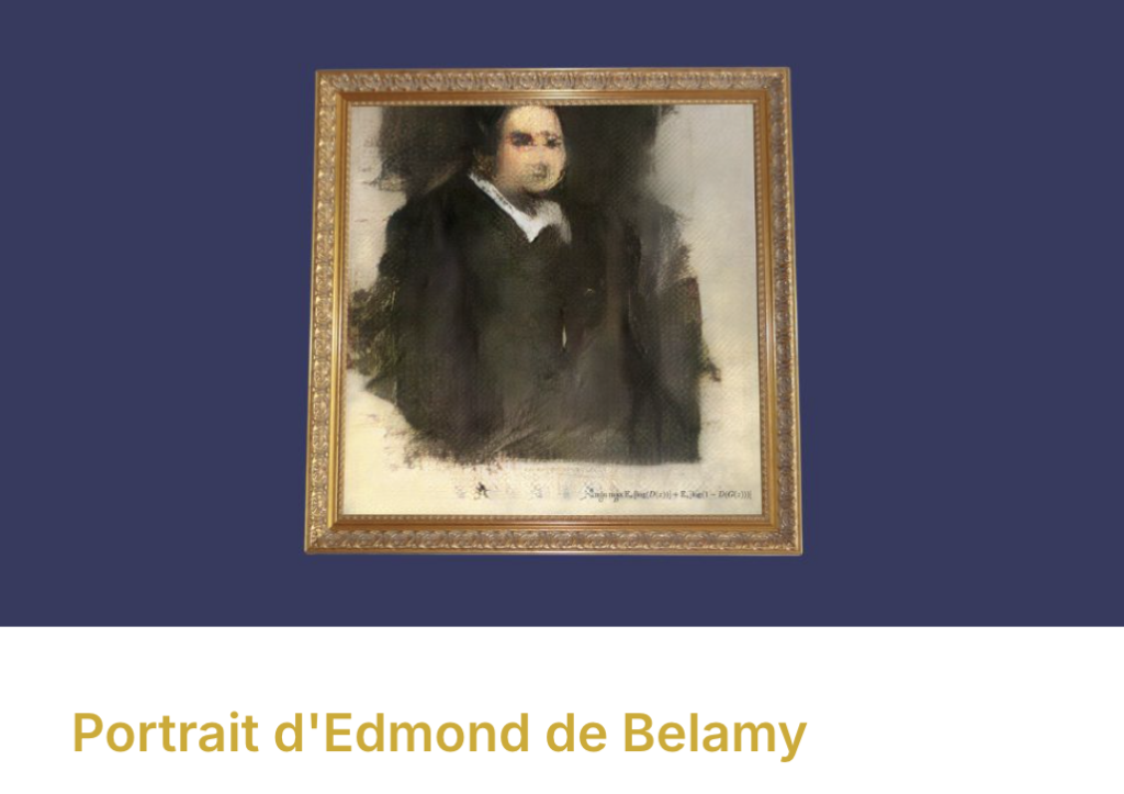 Portrait d'Edmond de Belamy